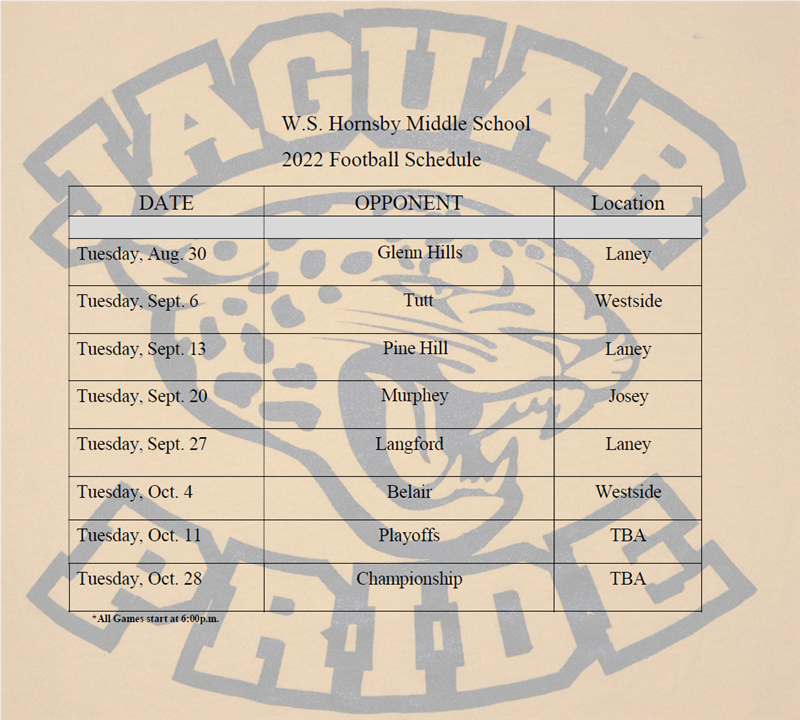 Football Schedule